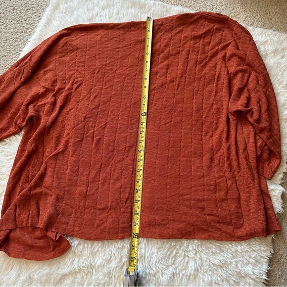Dress barn cardigan open short sleeve  lightweight boho summer dolman sleeve - Picture 3 of 8